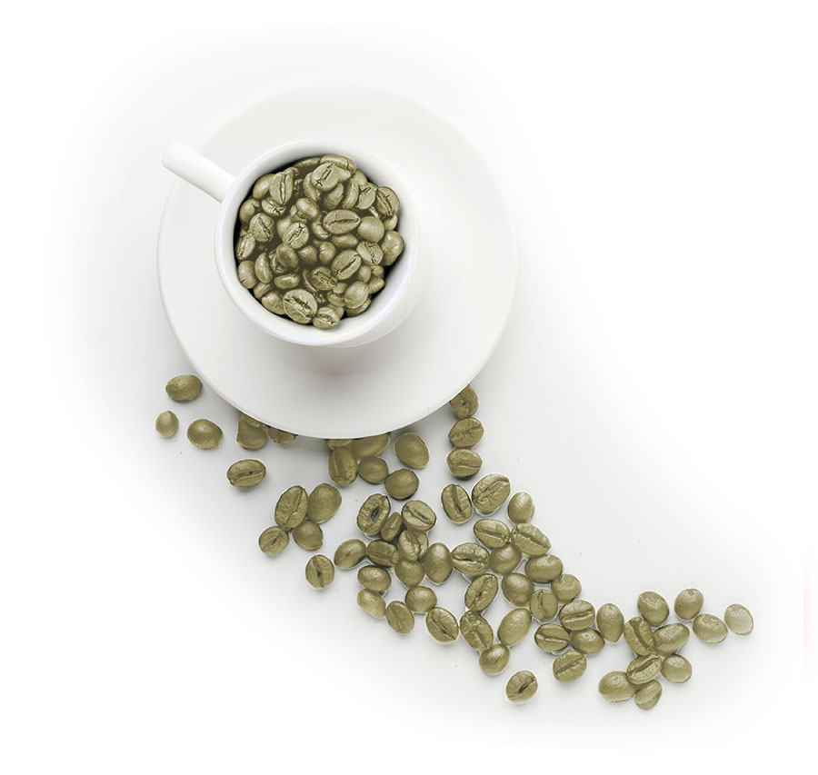 Green coffee beans